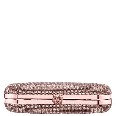 N by Nina Victoria Crystal Minaudiere Clutch Bag