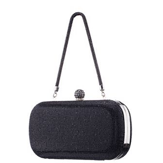 N by Nina Victoria Crystal Minaudiere Clutch Bag