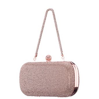 N by Nina Victoria Crystal Minaudiere Clutch Bag