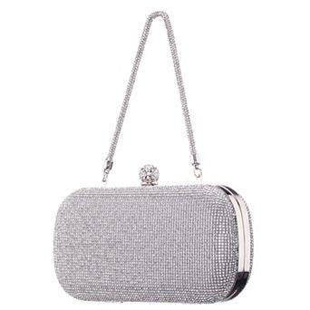 N by Nina Victoria Crystal Minaudiere Clutch Bag
