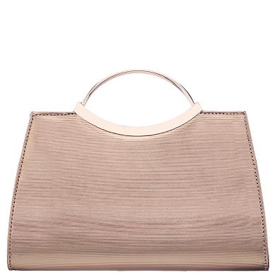 N by Nina Wryn Metallic Satchel Bag