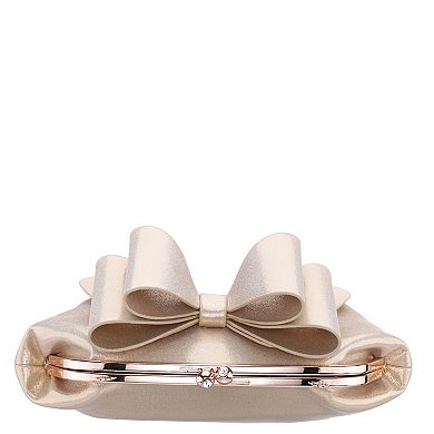 N by Nina Yora Bow Frame Clutch Bag