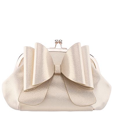 N by Nina Yora Bow Frame Clutch Bag