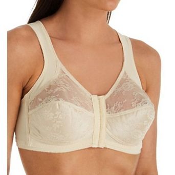 Front Closure Back Support Wireless Bandeau Bra