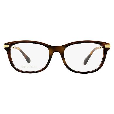 Jimmy Choo Women's Textured Inserts Eyeglasses