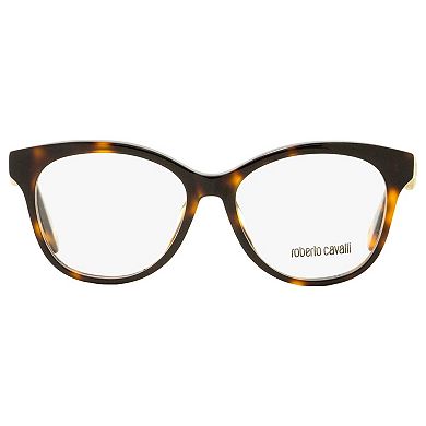 Roberto Cavalli Women's Perforated Oval Eyeglasses