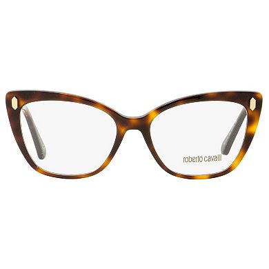 Roberto Cavalli Women's Butterfly Abstract Eyeglasses