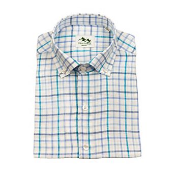 Wear Sierra Top Shelf Short-Sleeve Button-Down Cotton Shirt in Plaid design