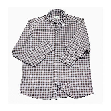Wear Sierra Top Shelf Cotton Long Sleeve Button Down Check design Shirt for Men