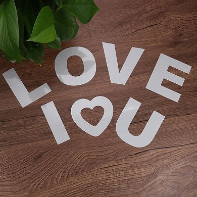 26pcs Alphabet Cake Stencils A-Z Letters Stencils 6 Inch Alphabet Cake Decorating Mould Set