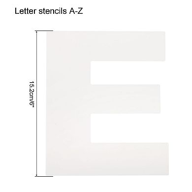 26pcs Alphabet Cake Stencils A-Z Letters Stencils 6 Inch Alphabet Cake Decorating Mould Set