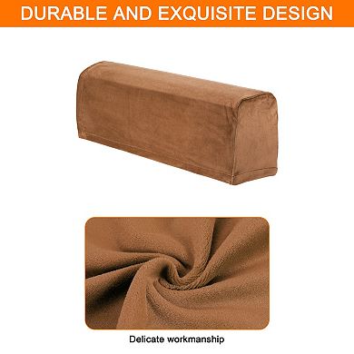4 Pcs Sofa Armrest Covers Stretch Scratch-Resistant Couch Armrest Cover for Chairs Sofas Couch Arm