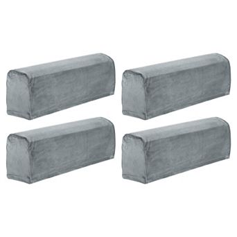 4 pc Sofa Armrest Covers Stretch Scratch-Resistant Couch Armrest Cover for Chairs Sofas Couch Arm