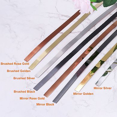 39.4ft x 0.98" Wall Trim Peel and Stick Molding Trim Frame, Self Adhesive Metal Strips Trim