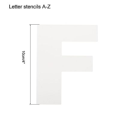 26pcs Alphabet Cake Stencils A-Z Letters Stencils 4 Inch Alphabet Cake Decorating Mould Set