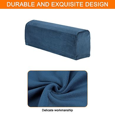 2 Pcs Sofa Armrest Covers Stretch Scratch-Resistant Couch Armrest Cover for Chairs Sofas Couch Arm