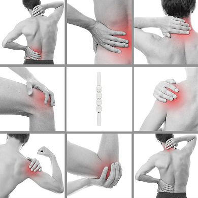 Comfortable Wolf Tooth Massage Stick Manual Massager Tools 14.06"x1.97" 1 Pc