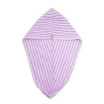 Water-absorbent Wave Pattern Hair Towel 1 pc