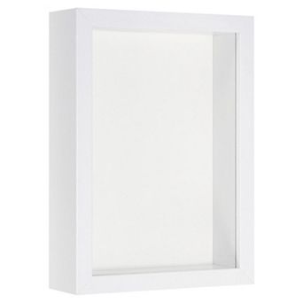 6"x8" Shadow Box Frame, Wooden Dried Flower Photo Frame Floating Photo Frame Display Case