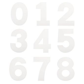 6 Inch Plastic Number Stencils Set 0-8 Address Number Stencil Templates