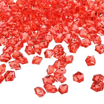 1000 pc Fake Ice Rocks, Dazzling Clear Resin Crushed Ice Sparkling Fake Diamonds Gem Stones