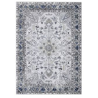 Garvee Washable Traditional Floral Indoor Rectangle Area & Throw Rug
