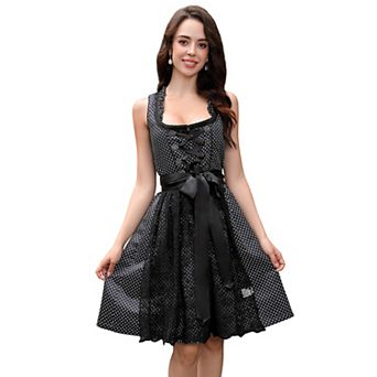 Womens Oktoberfest Dress for Bavarian 2 pc Halloween Costumes Lace German Carnival Outfits