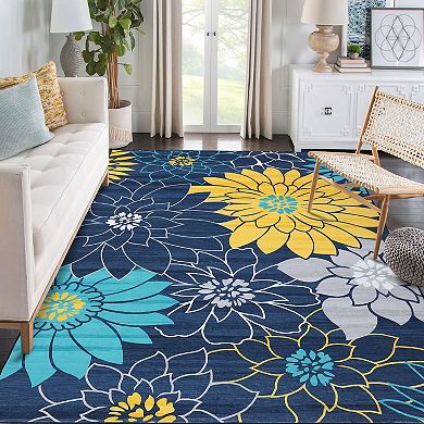 Garvee Machine Washable Rug Non Slip Area Carpet for Living Room Kitchen