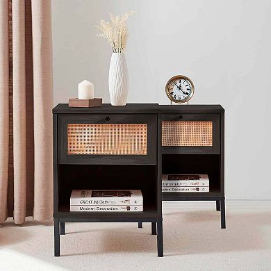 Nestl Small Night Stand End Table