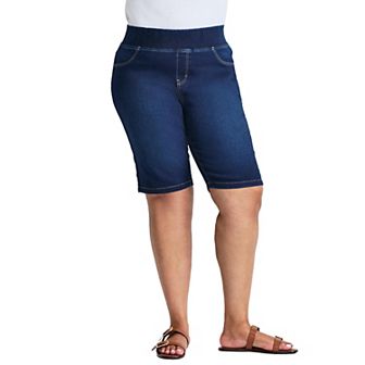 Avenue Women's Plus Size Butter Denim Pull On Short