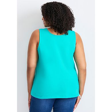 Avenue Women's Plus Size Basic Layering Tank