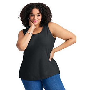 Avenue Women's Plus Size Basic Layering Tank