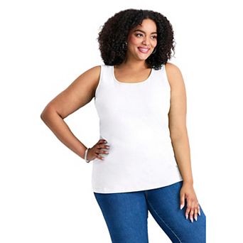 Avenue Women's Plus Size Basic Layering Tank