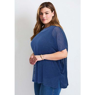 Avenue Women's Plus Size Lightweight Dolman Sweater