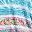 Aqua Stripe Border