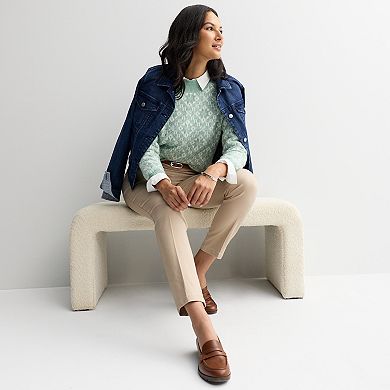 Women's Croft & Barrow® Mockneck Pullover Sweater