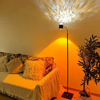 Dual Head Aurora Sunset Projector Floor Lamp
