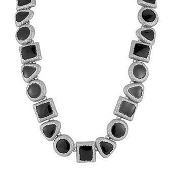 WINX Vintage Square, Triangle, and Circle Charms Necklace