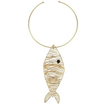 WINX Fish Pendant Collar Necklace