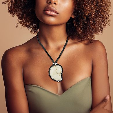 WINX Shell Pendant Necklace with Rope Chain