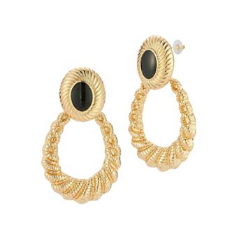 WINX Vintage Door Knocker Post Drop Earrings