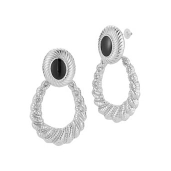 WINX Vintage Door Knocker Post Drop Earrings