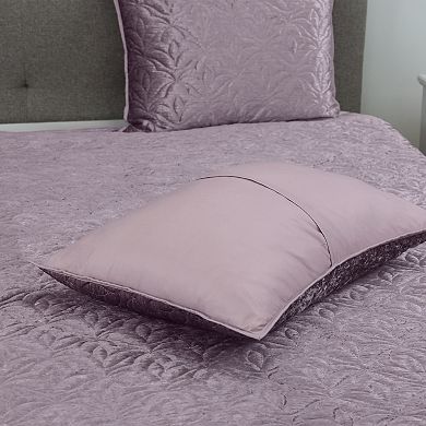 Lemon Tree Mauve Quilt Set