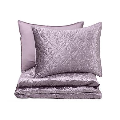 Lemon Tree Mauve Quilt Set