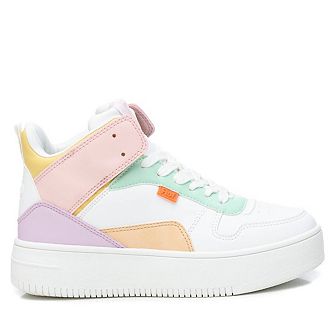 Women's Sneakers White With Multicolor Accent