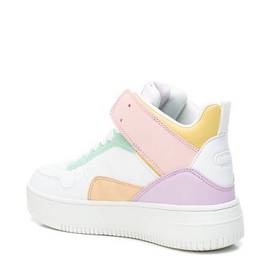 Women's Sneakers White With Multicolor Accent