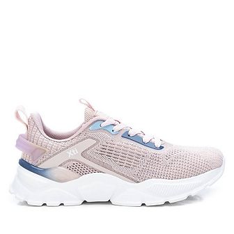 Women's Lace-Up Sneakers Nude