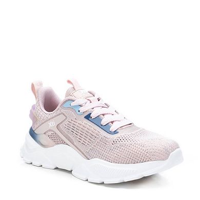 Women's Lace-Up Sneakers Nude