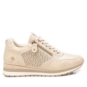 Women's Casual Sneakers By XTI, Beige