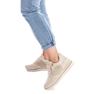 Women's Casual Sneakers By XTI, Beige